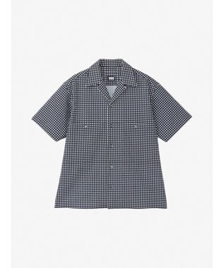 HELLY HANSEN 【速乾・UVカット・耐海水・耐塩素】ショートスリーブ マリンリゾートシアサッカーシャツ オーシャンネイビー