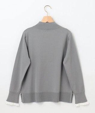 組曲 【2SET・WEB限定】パールボタン配色フリルツイン セット ライトグレー系