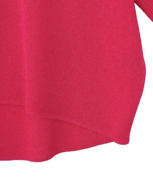 Green Parks 七分袖機能ニットプルオーバー Pink