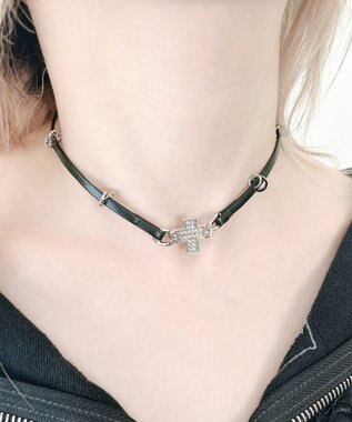 WEGO LキラモチーフPUチョーカー 柄3