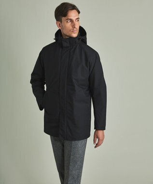 GOTAIRIKU 3シーズン対応【仕事で着用可】ラスタードビー  フーデッドブルゾン_無地(24年モデル) ブラック系8