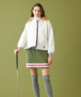 PW CIRCULUS 【ベスト / ブルゾン / 襟も外せる / WOMEN】3WAYデタッチャブルブルゾン ホワイト系