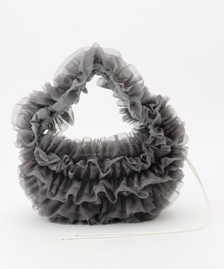 LA BAGAGERIE 【MONICA】シアーチュールドロストバッグ グレー