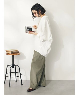 CRAFT STANDARD BOUTIQUE コクーンドルマンシャツチュニック White