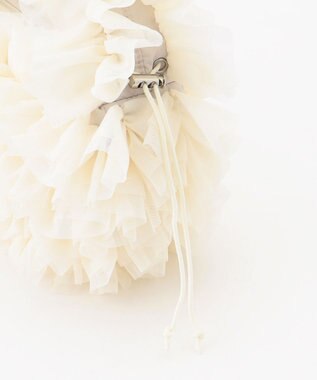 LA BAGAGERIE 【MONICA】シアーチュールドロストバッグ ホワイト