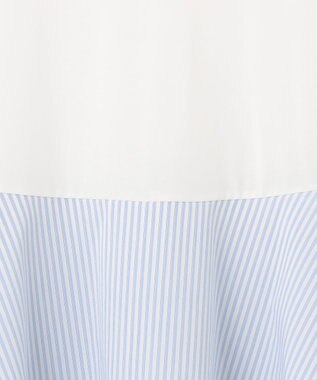 組曲 L シャツコンビティアード カットソー ブルーストライプ系