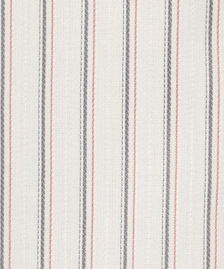 J.PRESS LADIES L プロビスストライプチェック フリルネック カットソー オフストライプ系