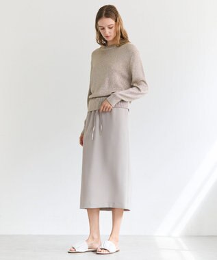 BEIGE， SPESSARTINE / コクーンシルエットプルオーバー Gold