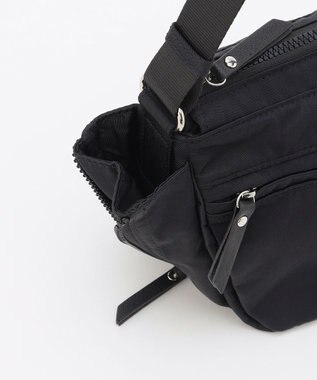 LA BAGAGERIE 【MONICA】サイドジップミニショルダーバッグ ブラック