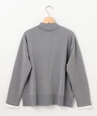 組曲 【2SET・WEB限定】パールボタン配色フリルツイン セット ライトグレー系