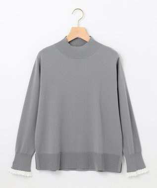 組曲 【2SET・WEB限定】パールボタン配色フリルツイン セット ライトグレー系