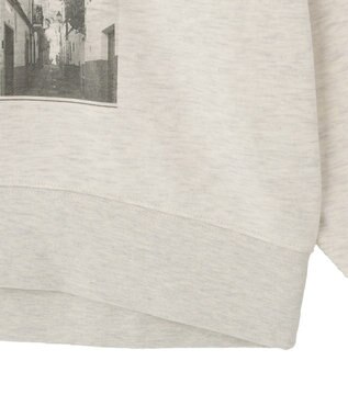 AMERICAN HOLIC News paperスウェット Gray Mixture