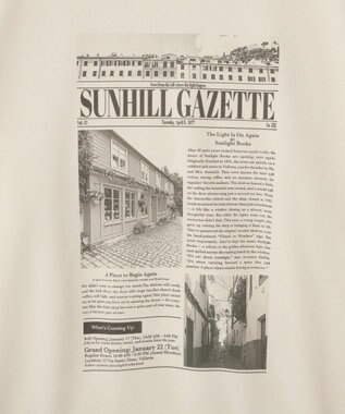 AMERICAN HOLIC News paperスウェット Ivory