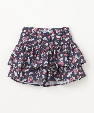 ANY KIDS 【チェリーベリーシリーズ】フルーツ フリル キュロット ネイビー系