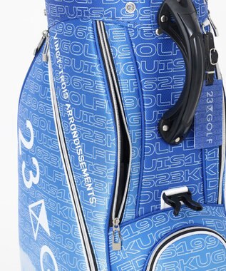 23区GOLF 【UNISEX】オリジナル変形ロゴ キャディバッグ スカイブルー系5