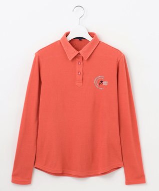 23区GOLF 【WOMEN】【吸湿発熱】グランサーモカノコ 裏起毛シャツ ローズ系