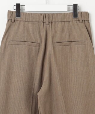 自由区 【洗える】ドビーオックスストレッチカーブ パンツ モカ