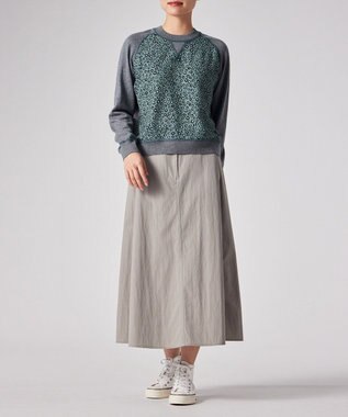 Paul Smith Horseshoe Leopard コンビ ニット グレイッシュブルー