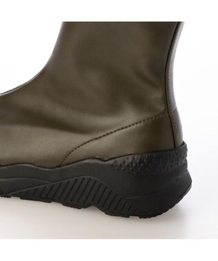 MODE ET JACOMO <noyau>軽量スニーカーショートブーツ カーキ