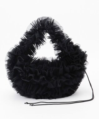 LA BAGAGERIE 【MONICA】シアーチュールドロストバッグ ブラック