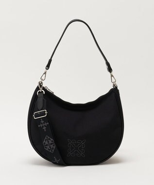 russet ＜360g/撥水性あり＞ コーデュラナイロン2wayショルダーバッグ(CE-1537) Black