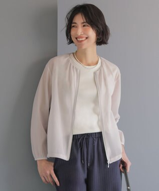 J.PRESS LADIES シアーブルゾン