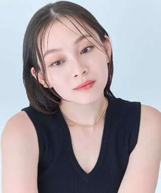 Phoebe 【金属アレルギー対応】ドットラインチョーカー　ゴールド/ニッケルフリー/41.5cm ゴールド