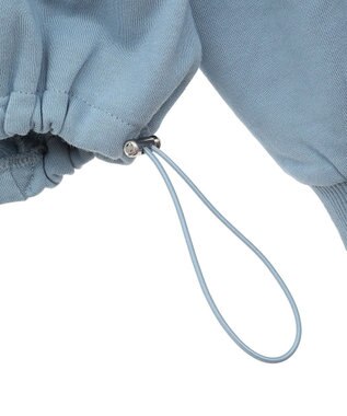 Green Parks ドロストミニ裏毛プルオーバー Sax