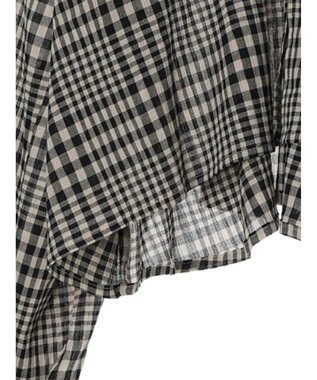 earth music&ecology ワッシャードロスト羽織りシャツ Check