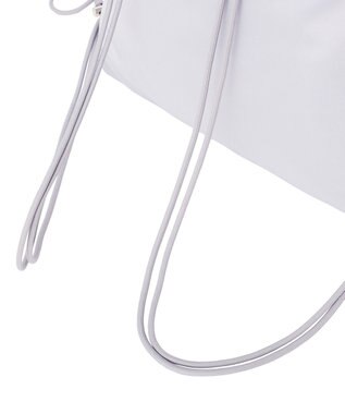 Maison de FLEUR キャザーリボンナップサック Gray