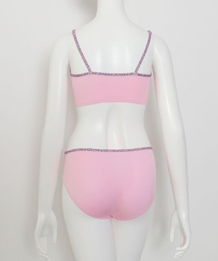 WEGO 【ブラトップ＆ショーツセット】Liliane　Ciel　レオパードハート ピンク