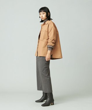 J.PRESS YORK STREET 【WOMEN】ミリタリーシャツジャケット オレンジ系