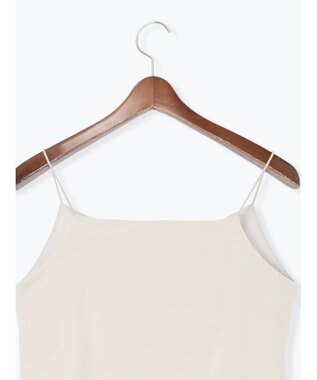 Te chichi 前後2WAYサテン&スムースキャミソール グレー