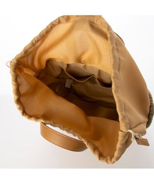 UNBILLION カシュカシュ cachecache / ラフィアフラワー付カゴバッグ ベージュ