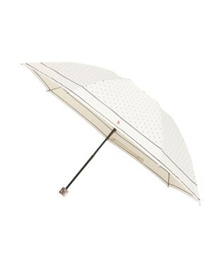 MOONBAT POLO RALPH LAUREN（ポロ ラルフローレン)ドット ポロポニー 雨傘 折りたたみ傘 オフホワイト