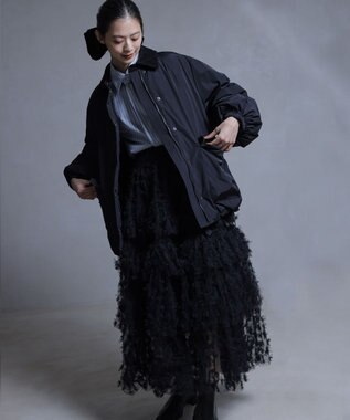 組曲 S 【組曲×setsuko sagittaire】ケーキチュール スカート ブラック系