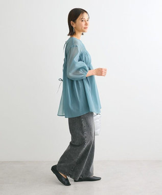 Green Parks ２ＷＡＹ　シアーギャザーチュニック Green