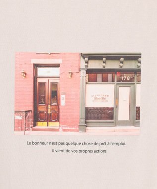 Feroux ヴィンテージフォトプリント Tシャツ ベージュ系