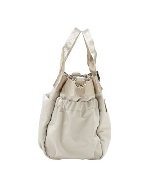 Green Parks ａｎｄｍｉｋｋａ．２ＷＡＹベルトトートバッグ Light Beige
