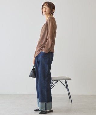 AMERICAN HOLIC シアーニットプルオーバー Brown