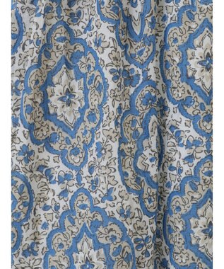 CRAFT STANDARD BOUTIQUE インド綿Ａラインスカート Blue