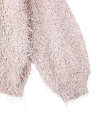 YECCA VECCA ラメ混シャギーニット Pink