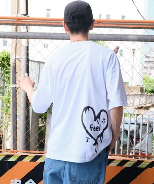 WEGO 【ユニセックス着用ITEM/2点SET】アクセ付きアンサンブルT（LS） ホワイト