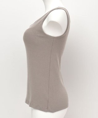 Wing カップ付きノースリーブ　【シンクロブラトップ　リブタイプ】　ラクしてきれいなシルエット　ウイング／ワコール　ET1171 ブラウン