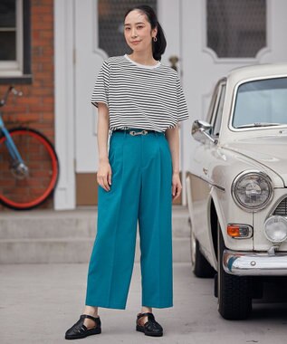 ANY 半袖テールＴシャツ ボーダー