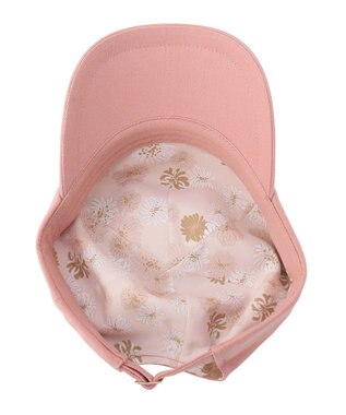 MOONBAT PAUL & JOE ACCESSOIRES 綿100%キャップ クリザンテーム刺繍 ペールピンク