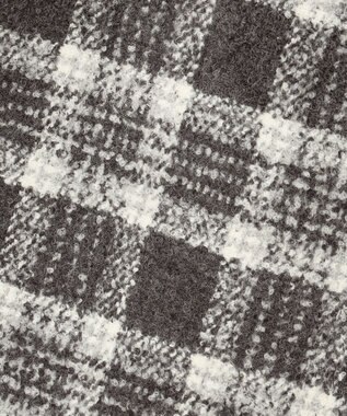 自由区 L BALLIループミルドチェック スカート グレー×オフ