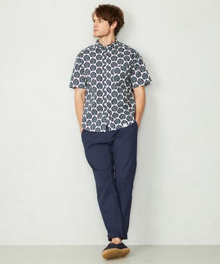 JOSEPH ABBOUD MOUNTAIN 【SPACE／UNISEX】ピカデリーポプリン シャツ ネイビー系6