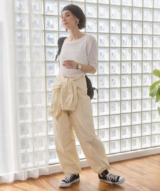 WEGO 【ANGIE VINTAGE】シアースラブレイヤードTシャツ ホワイト