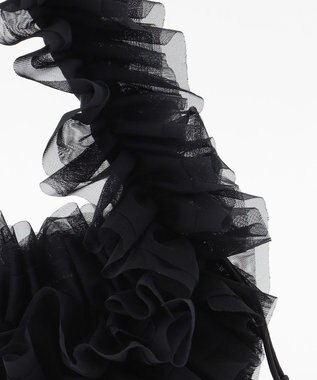 LA BAGAGERIE 【MONICA】シアーチュールドロストバッグ ブラック